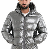 Grey Puffer Jacket